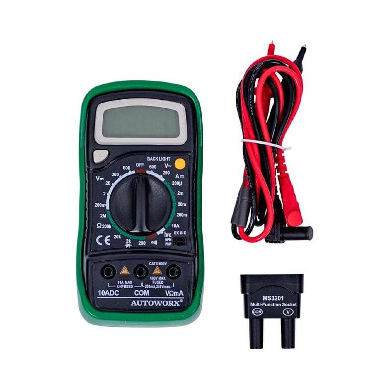 Autoworx Digital Multimeter, , hi-res