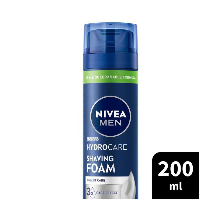 Nivea Men Moisturizing Shaving Foam 200ml, , hi-res