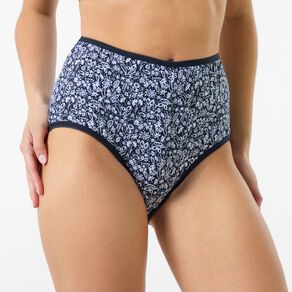 H&H Women's Cotton Full Briefs 5 Pack
