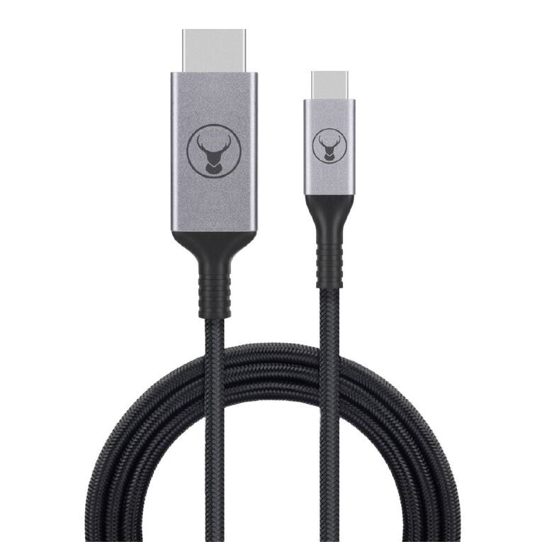 Bonelk Long Life USB C to HDMI Cable 1.5m Black Black, , hi-res