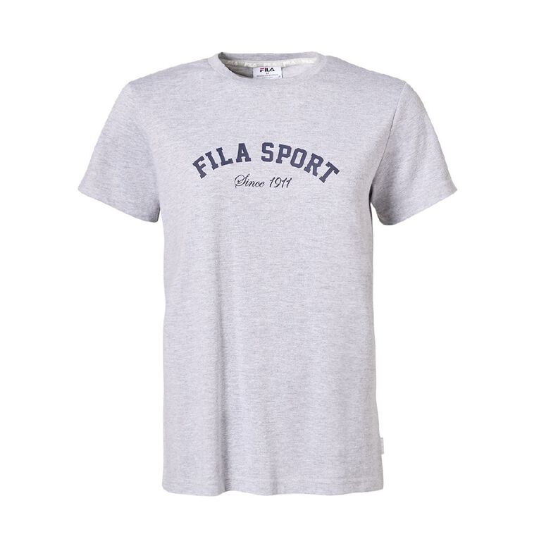 Fila Women's Classic Tee, Grey Marle, hi-res
