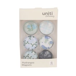 Uniti Adults Hydrangea 6 Pack Magnets