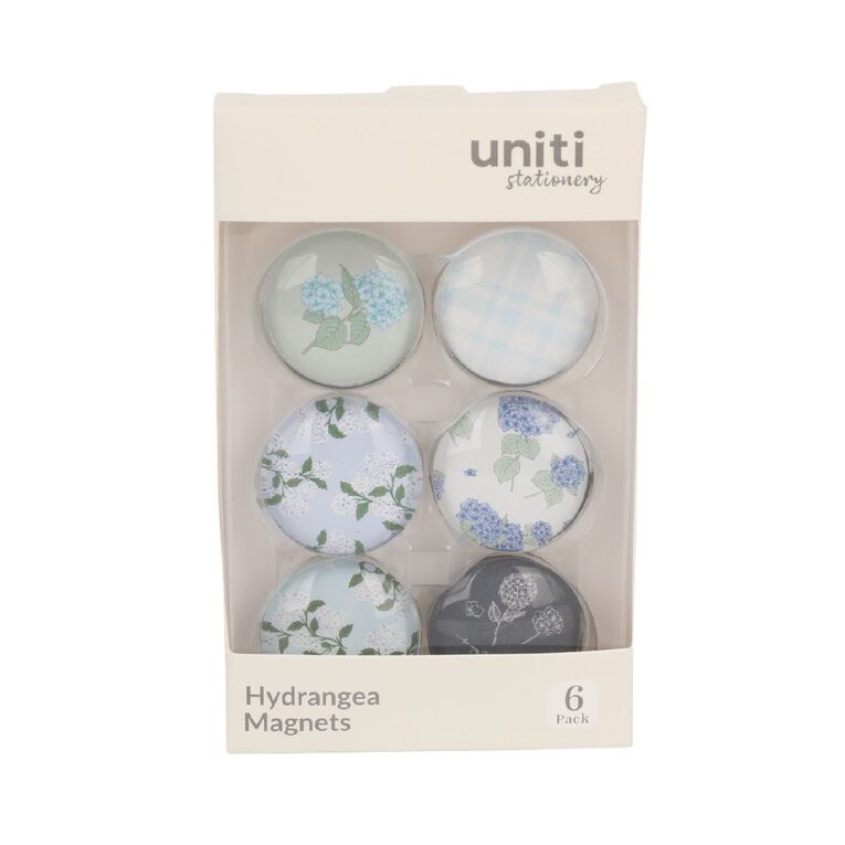 Uniti Adults Hydrangea 6 Pack Magnets, , hi-res