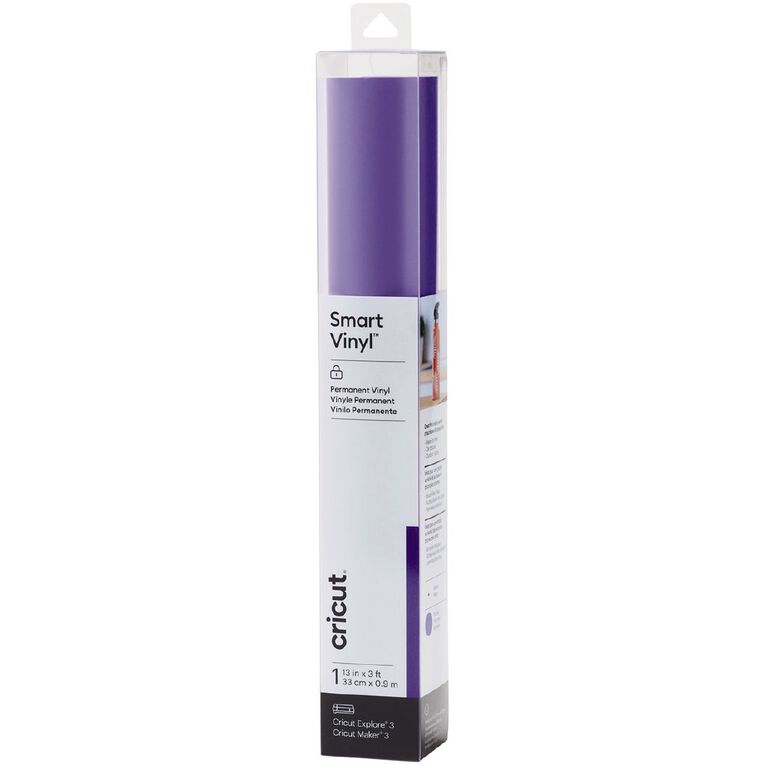 Cricut Smart Vinyl Permanent 13 Inch X 3 Feet Purple Mid, , hi-res