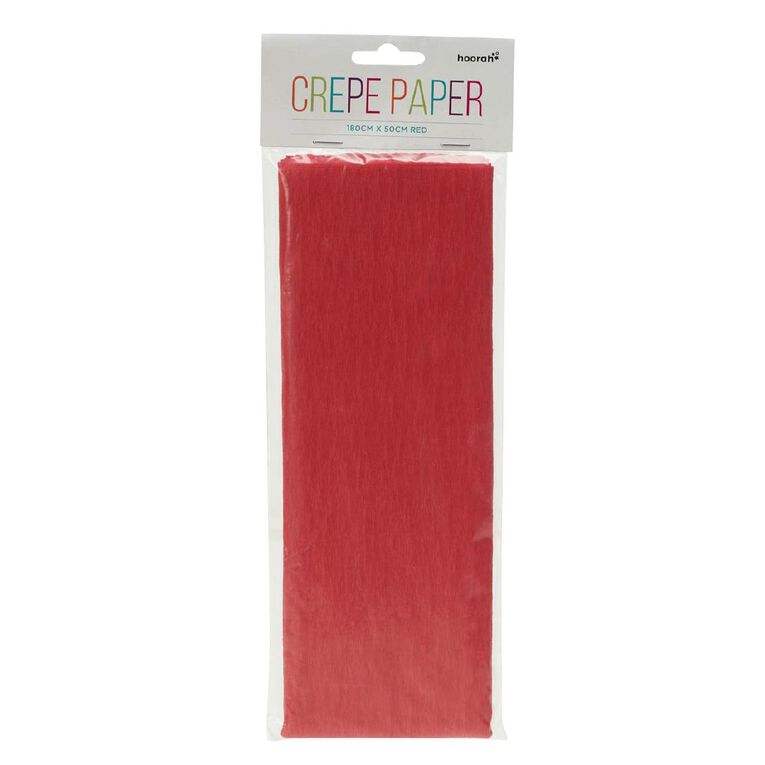 Hoorah Crepe Paper Red, , hi-res