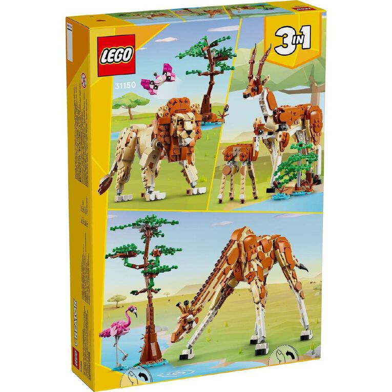 LEGO CREATOR Wild Safari Animals 31150, , hi-res