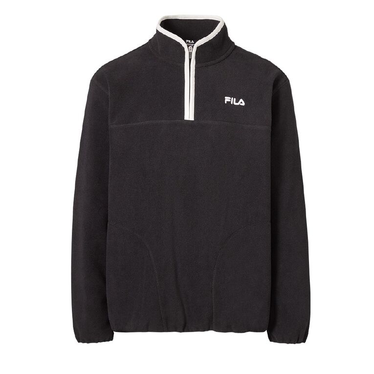 Fila Men's Polar Fleece, Black/White, hi-res