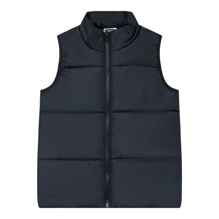 Young Original Puffer Vest, Black, hi-res