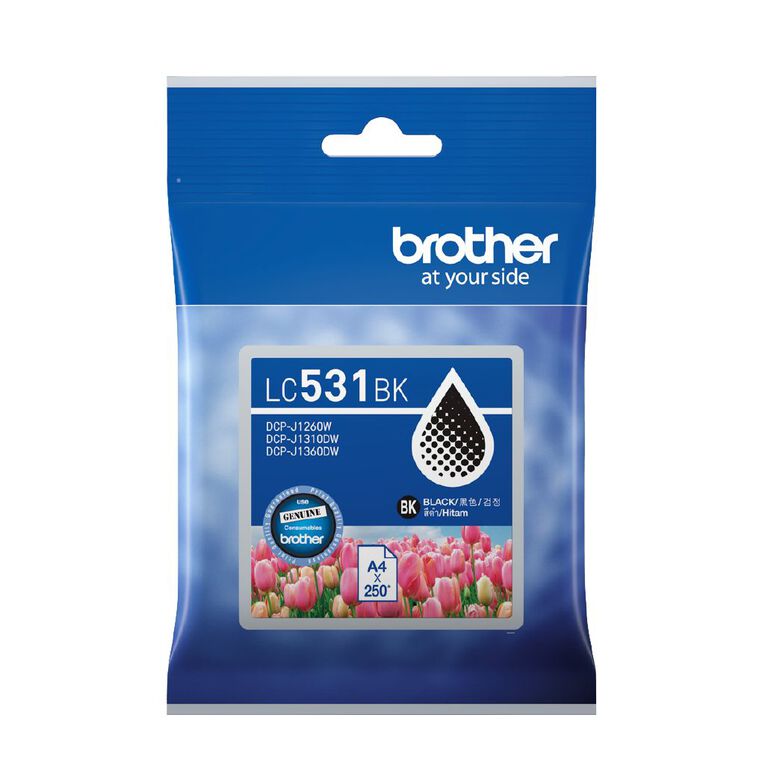 Brother Ink LC531 Black 250 Pages, , hi-res