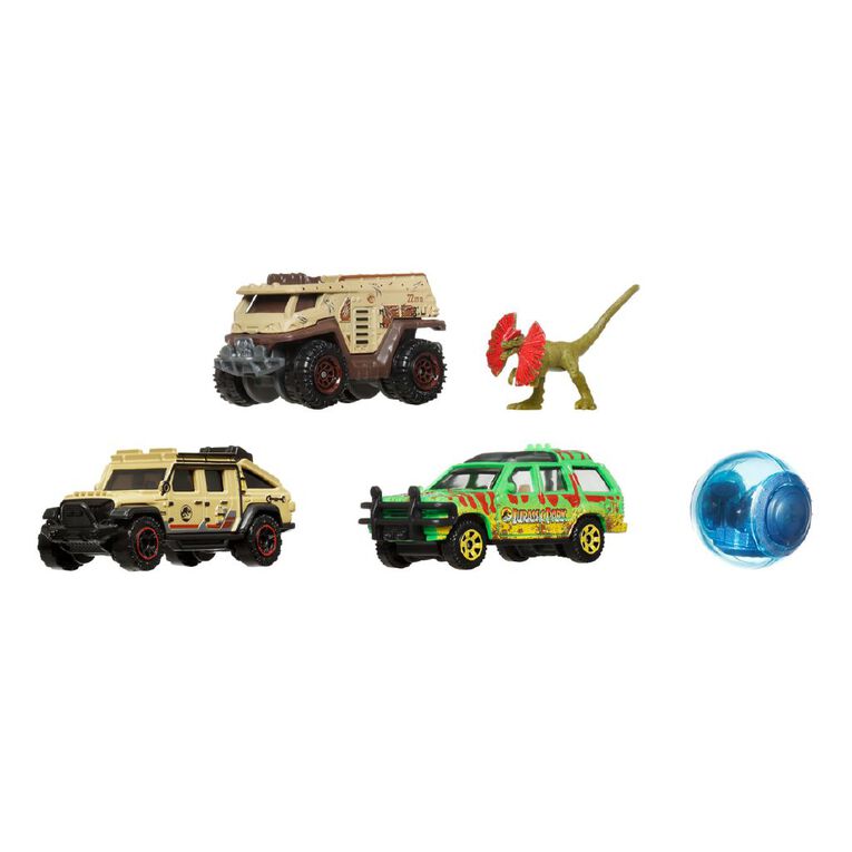 Matchbox Jurassic Diecast Vehicles 5 Pack Assorted, , hi-res
