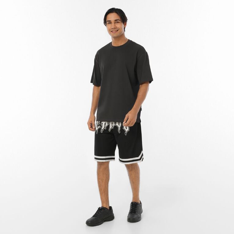 Garage Men's Basketball Shorts, Black, hi-res