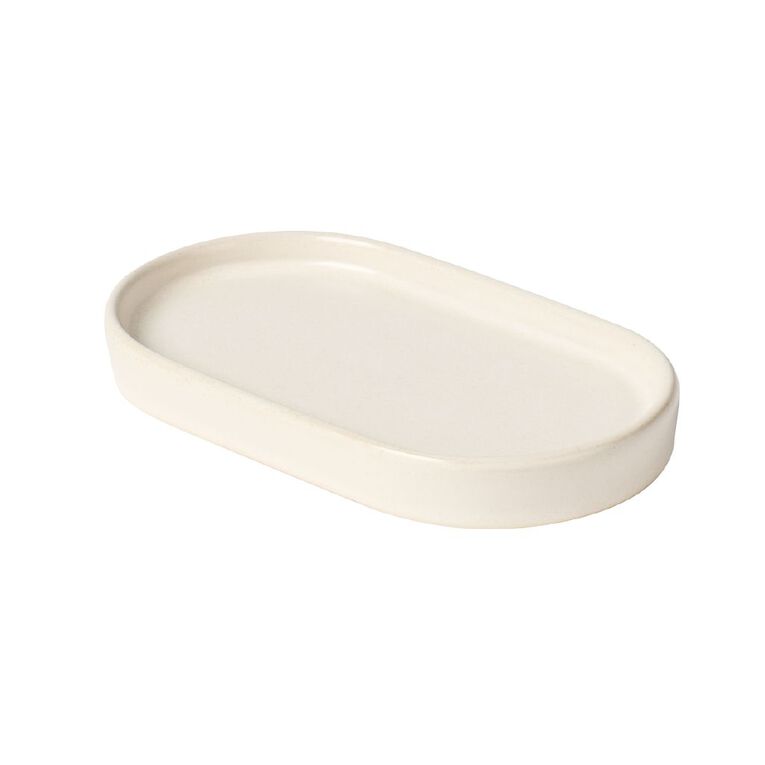 Living & Co Bathroom Tray White/Black, , hi-res