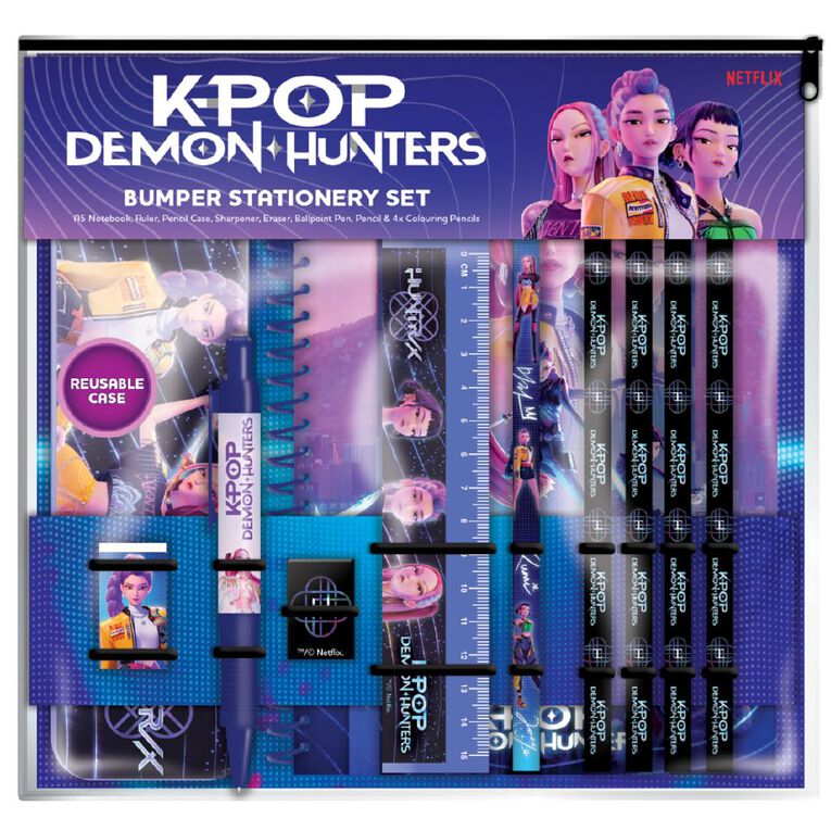 KPop Demon Hunters Bumper Stationery Set, , hi-res
