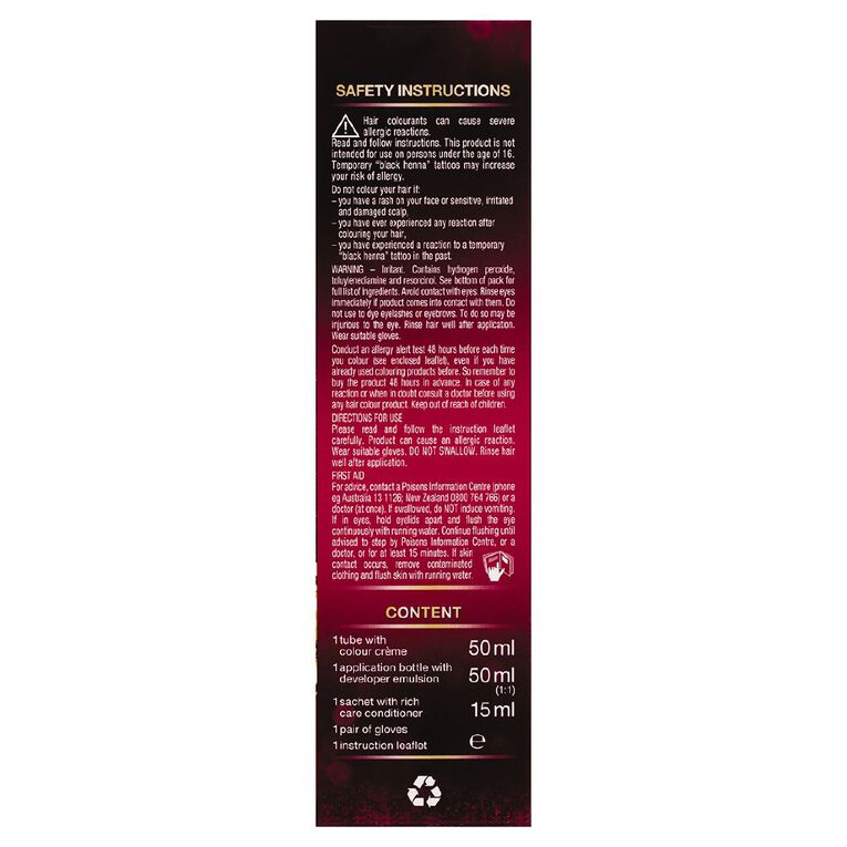 Napro Palette Hair Colour Black 1-0 Black, , hi-res
