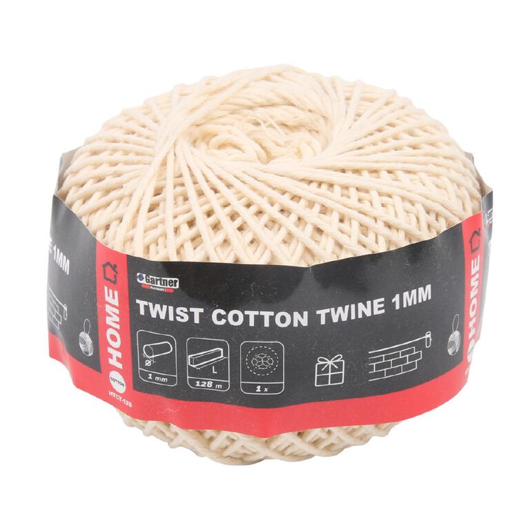 Gartner Home Twist Cotton Twine 128m, , hi-res