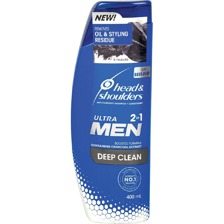 Head & Shoulders Ultra Men Deep Clean 2-in-1 400ml, , hi-res