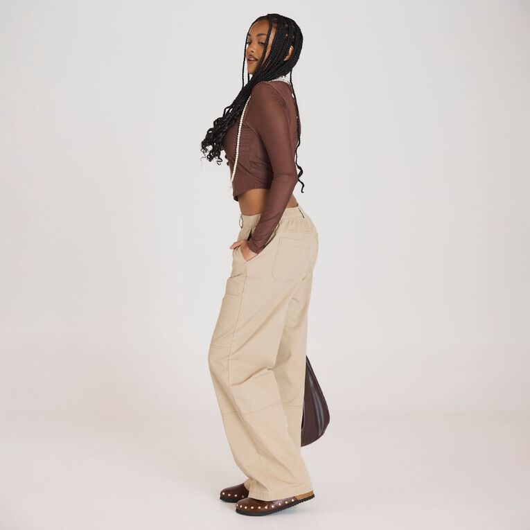 BRDRLESS Brdless Stevie Cargo Pants, Taupe, hi-res