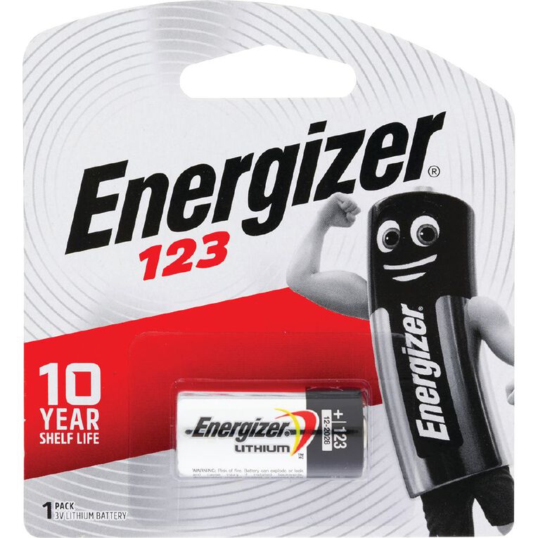 Energizer Lithium Battery 123 1 Pack, , hi-res