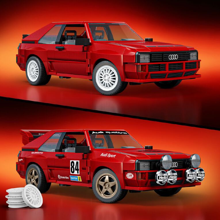 Hot Wheels Bricks 84 Audi Sport Quatro, , hi-res