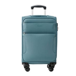 Wander Premium Soft Checked Suitcase 4 Wheel 55cm