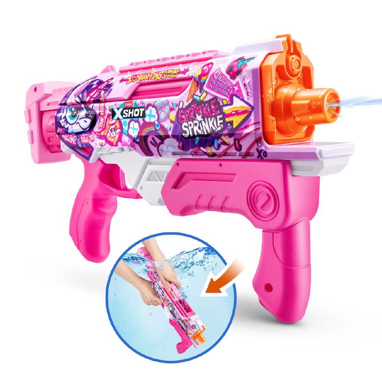 Zuru X-Shot Water-Fast Fill Skins-Hyperload Pink Party, , hi-res