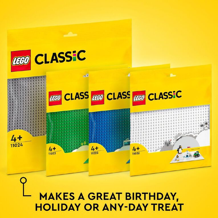 LEGO Classic Gray Baseplate 11024, , hi-res
