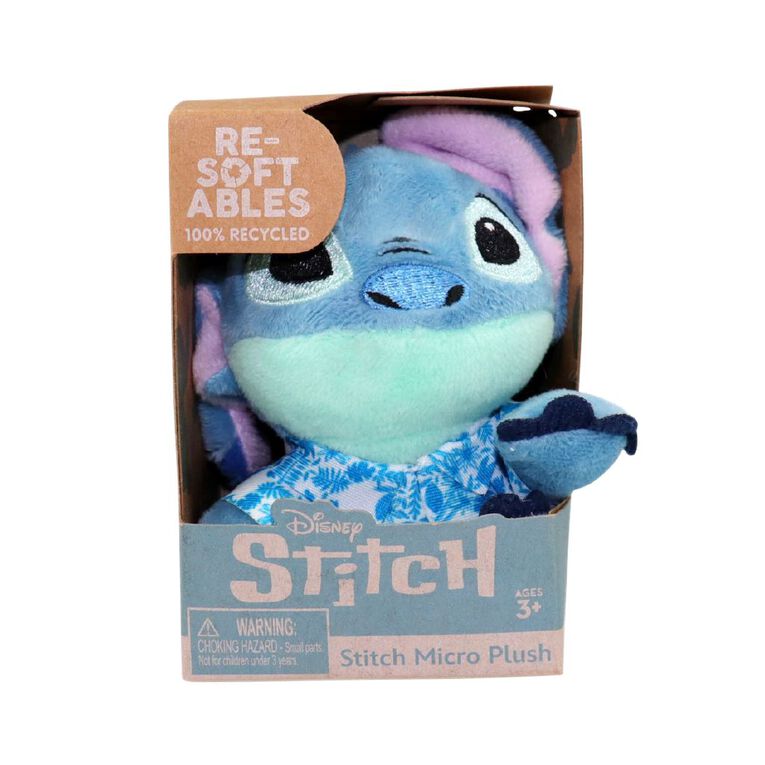 Stitch Resoftables Micro Plush Assorted, , hi-res