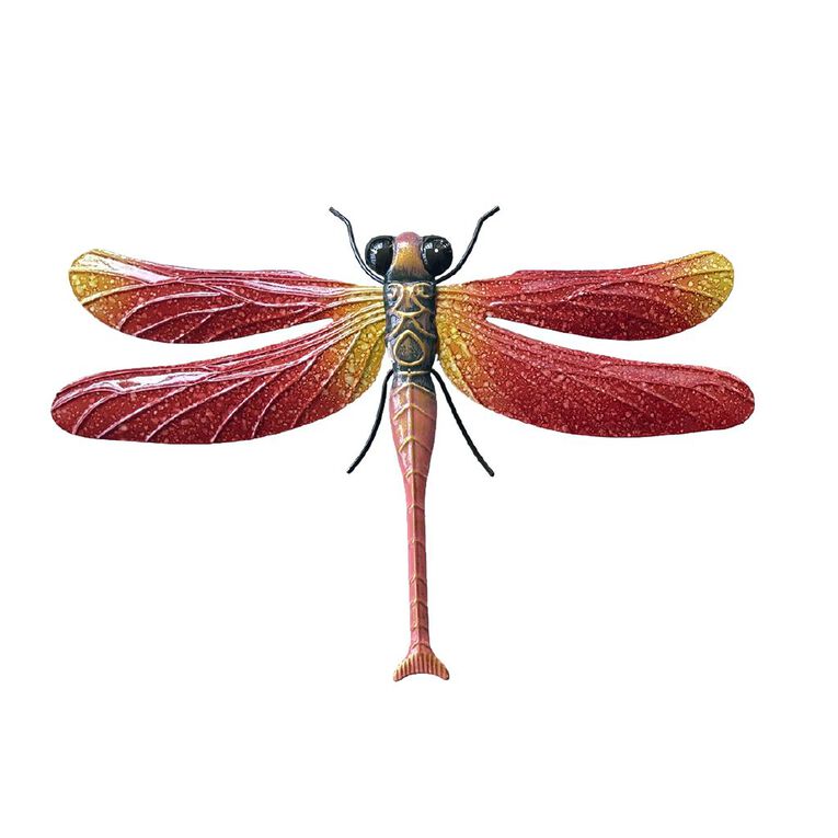 Kiwi Garden Metal Dragonfly Wall Art, , hi-res