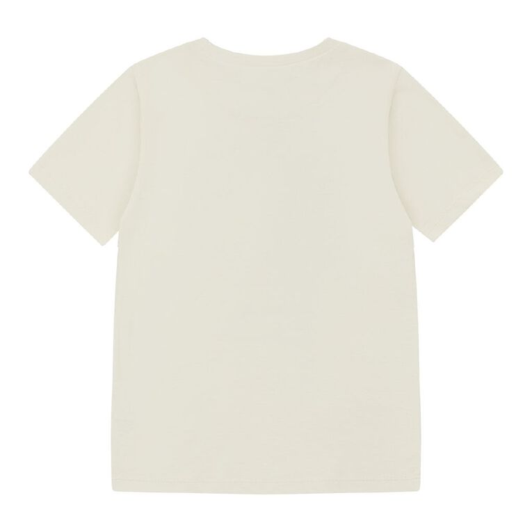 Young Original Short Sleeve Print Tee, Cream, hi-res