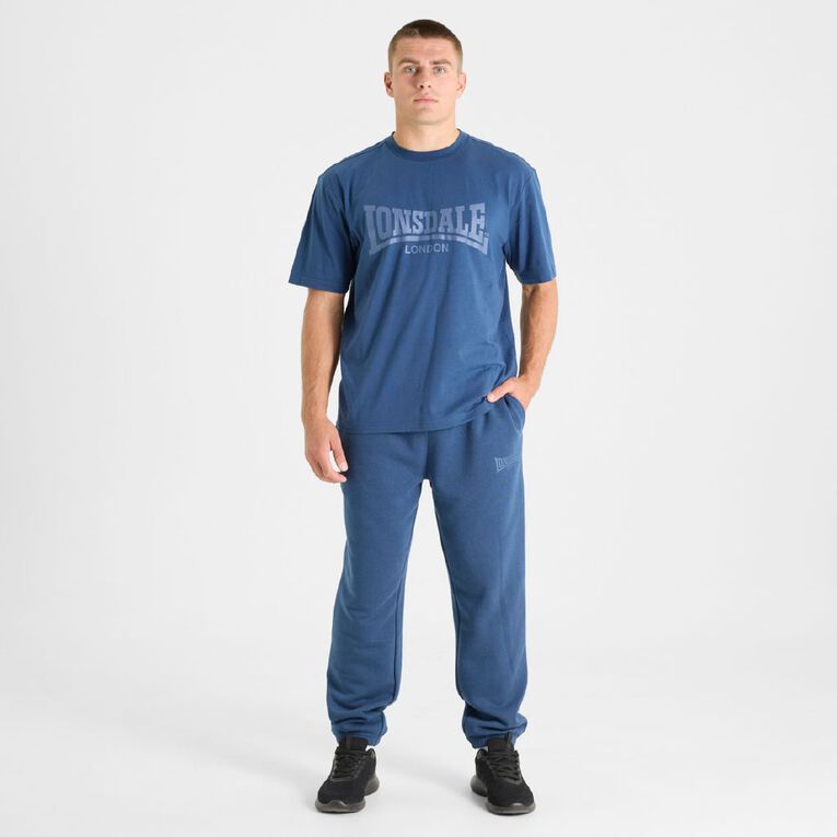 Lonsdale Unisex Tee, Navy, hi-res