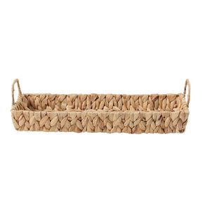 Living & Co Woven Hyacinth Decorative Rectangle Tray