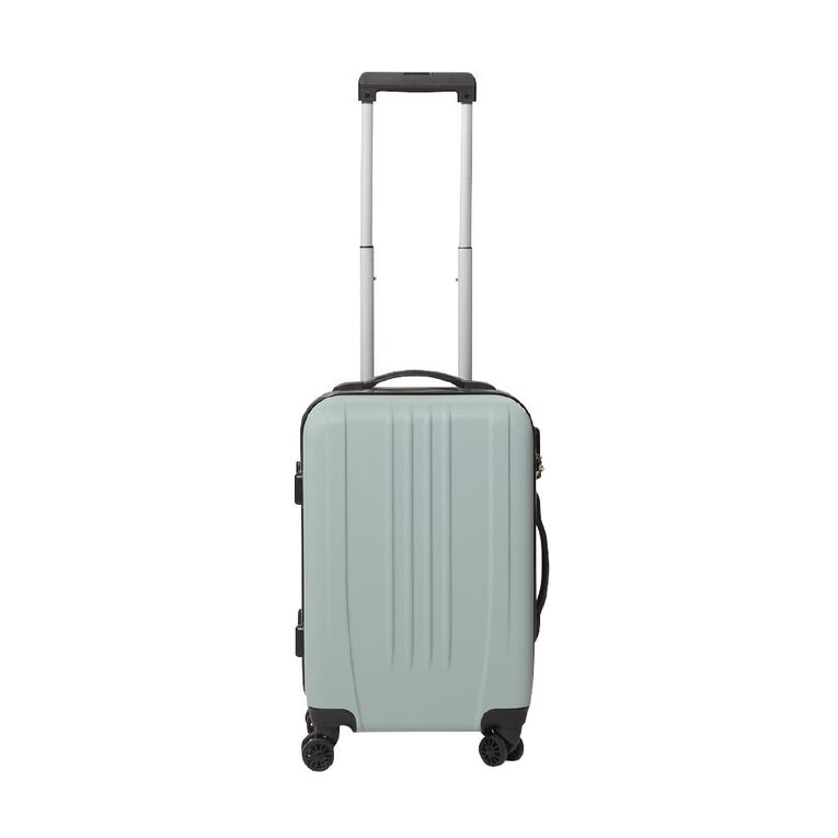 Living & Co 50cm Hard Textured Carry On Suitcase Ice Green, , hi-res