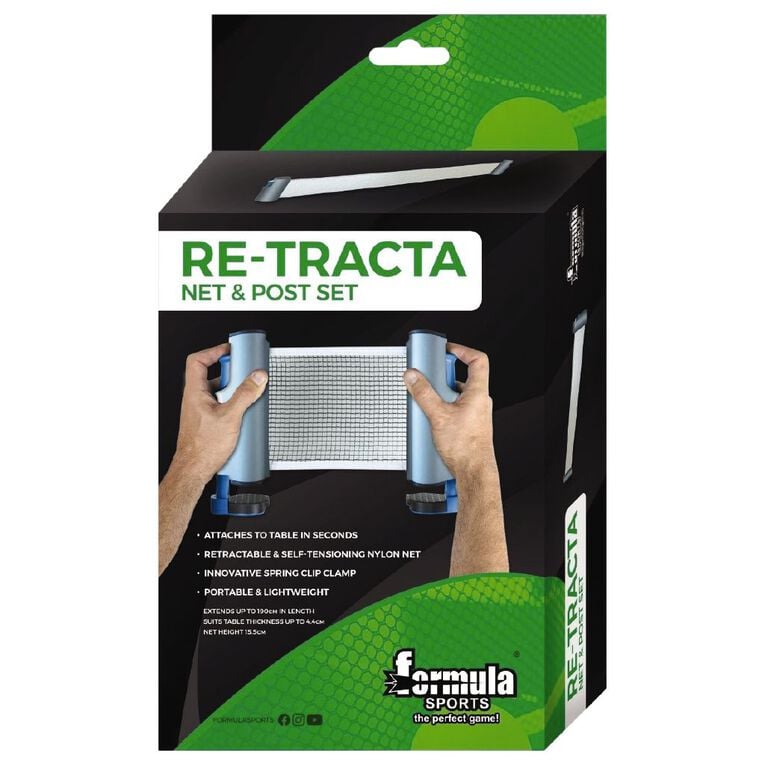 Formula Sports Table Tennis Retracta Net & Post Set, , hi-res