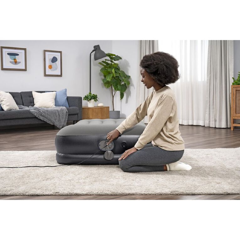 Bestway Tritech Air Mattress With Built in USB Air Pump Twin 36cm, , hi-res