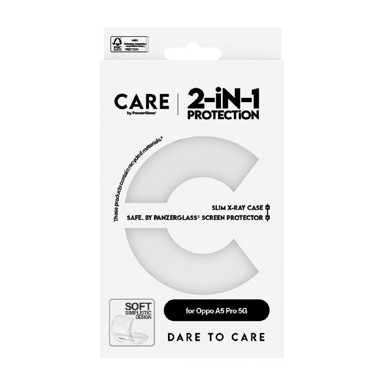 PanzerGlass CARE 2-in-1 Screen Protection Bundle For Oppo A5 Pro 5G, , hi-res