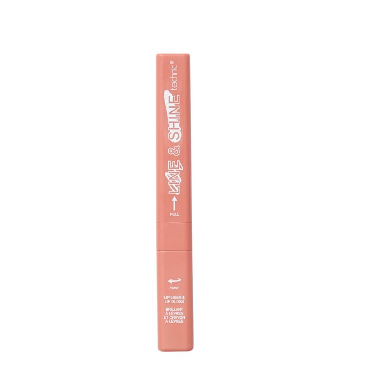 Technic Line & Shine Lip Liner & Lipgloss - Teddy Bear, , hi-res