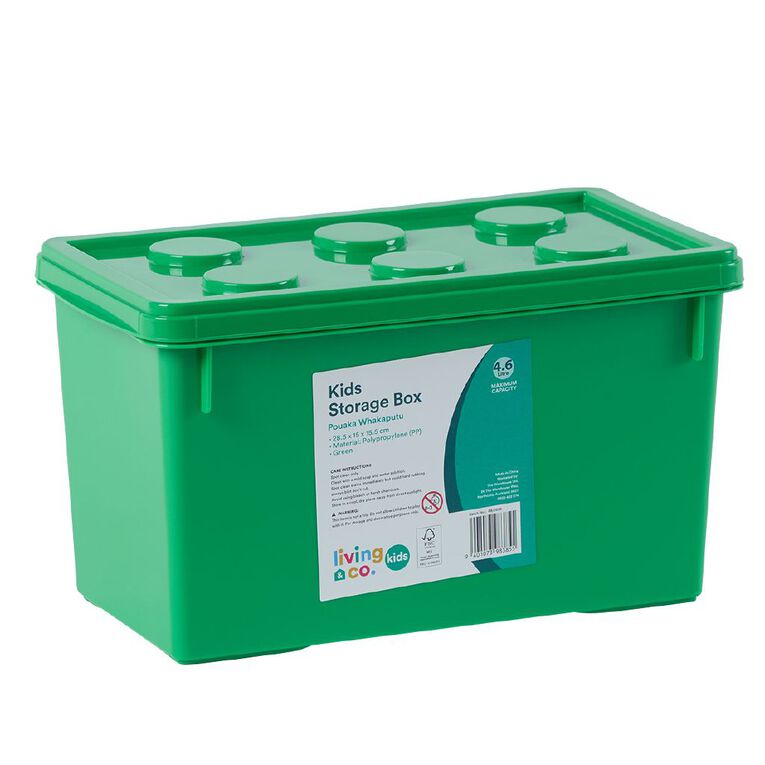 Living & Co Kids Kids Fun Storage Box Green, , hi-res