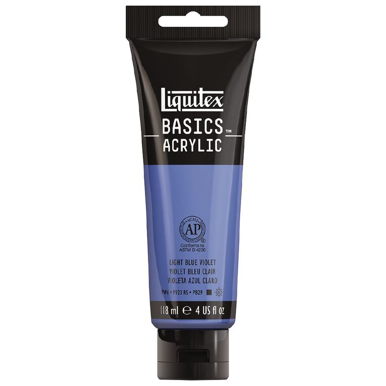 Liquitex Basics Acrylic 118ml Light Blue Violet, , hi-res