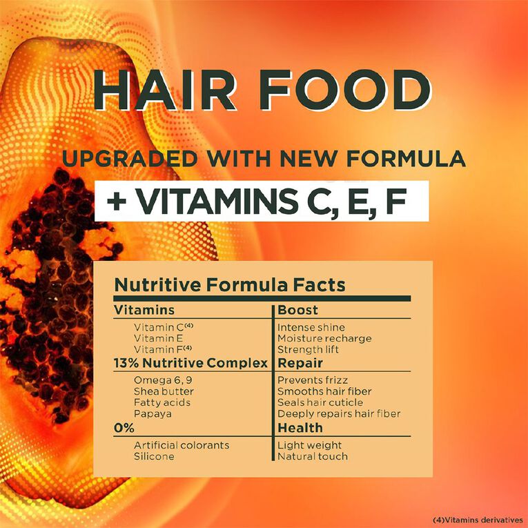Garnier Fructis Hair Food Papaya 390ml, , hi-res