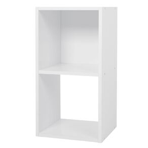 Living & Co 1 x 2 Cube Storage White