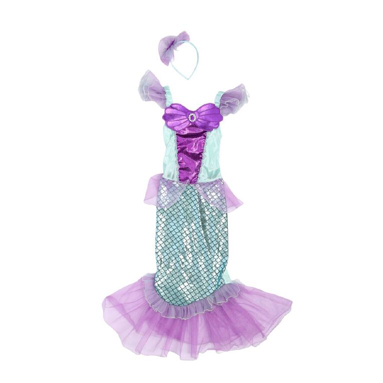 Play Studio Mermaid Costume Purple | The Warehouse