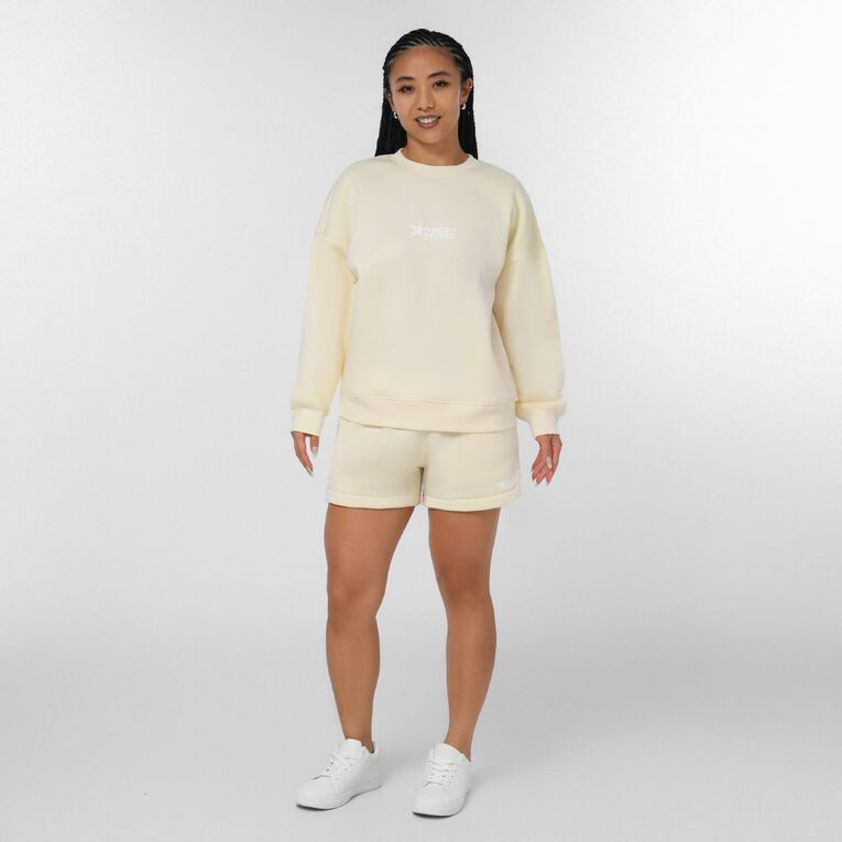 Garage Women's Fresh Fleece Short, Yellow Light, hi-res