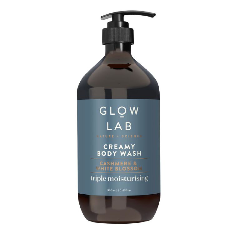 Glow Lab Bodywash Creamy Cashmere And White Blossom 900ml, , hi-res