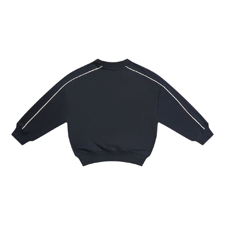 Young Original Toddler Boys' Embroidered Crew Sweatshirt, Blue Dark, hi-res