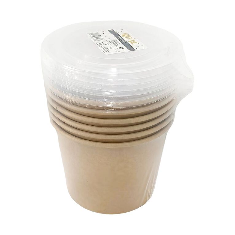 Party Inc Round Food Box 6 Pack, , hi-res