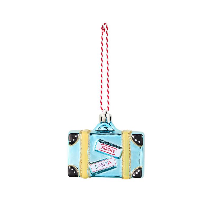 Wonderland Fun Festive Suitcase Christmas Tree Decoration, , hi-res