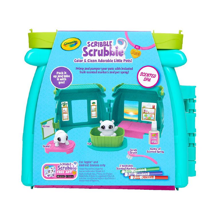 Crayola Scribble Scrubbie Pets Scented Spa, , hi-res