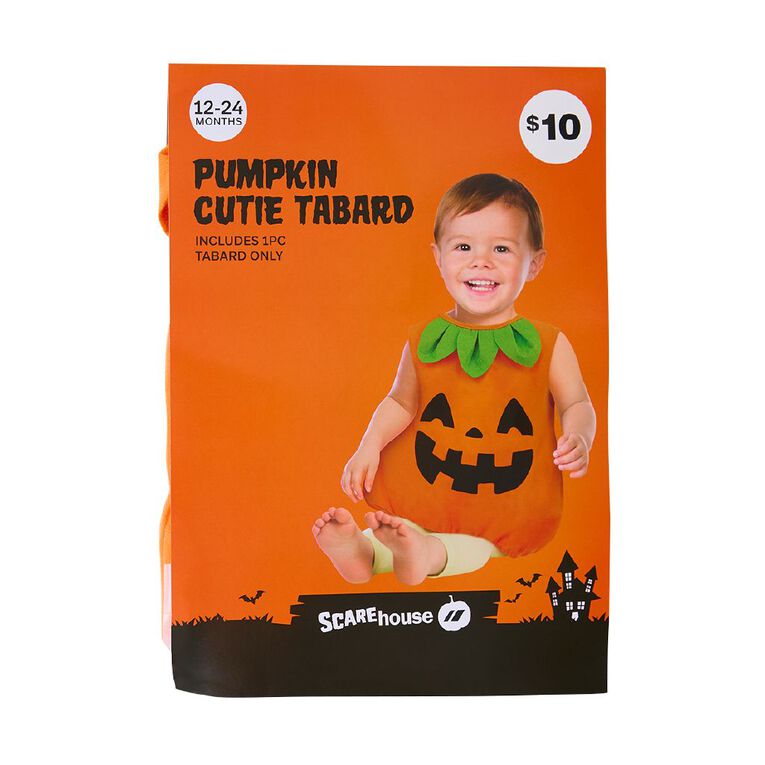 Scarehouse Pumpkin Cutie Tabard 1-2 Years Orange 1-2 Years, , hi-res