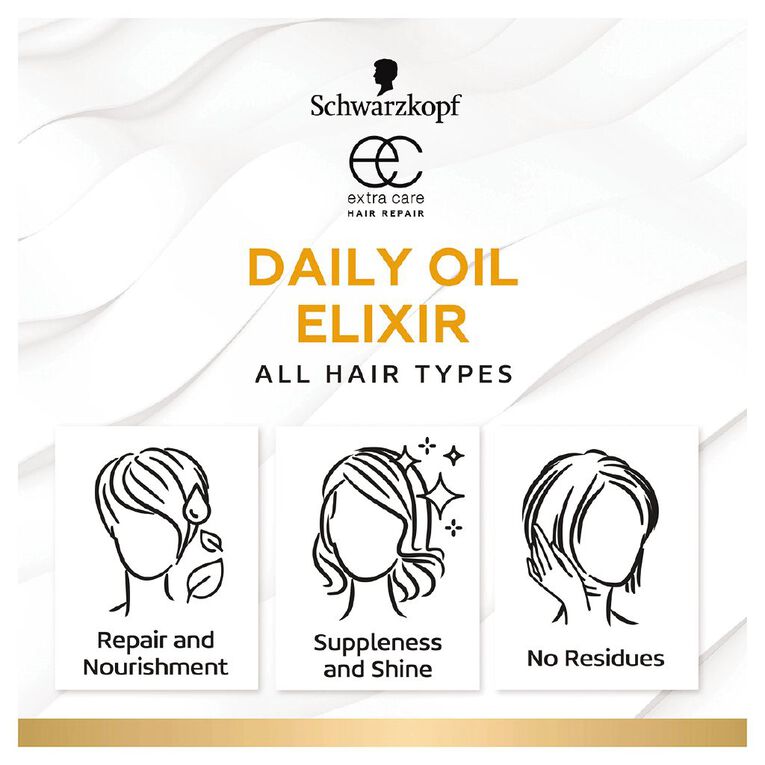 Schwarzkopf Extra Care Daily Oil Elixir 100ml, , hi-res