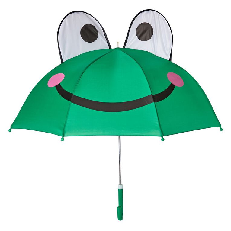 H&H Kids' Frog Umbrella, Green, hi-res